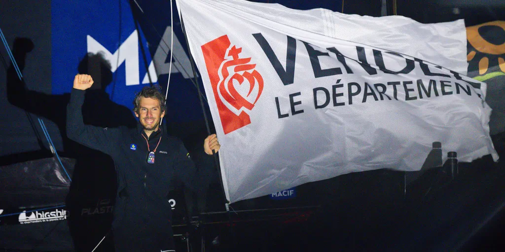 Charlie Dalin, vainqueur de la New York Vendée - Les Sables d'Olonne