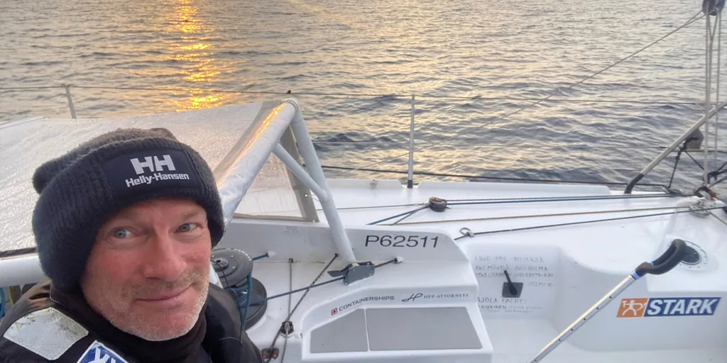 Dernières 24 heures pour Ari Huusela à bord de son IMOCA STARK