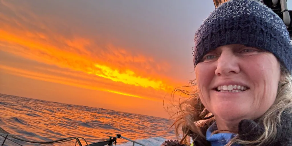 LE 15 DÉCEMBRE 2024 : Photo envoyée depuis le bateau Medallia lors de la course à la voile du Vendée Globe le 15 décembre 2024. (Photo du skipper Pip Hare)