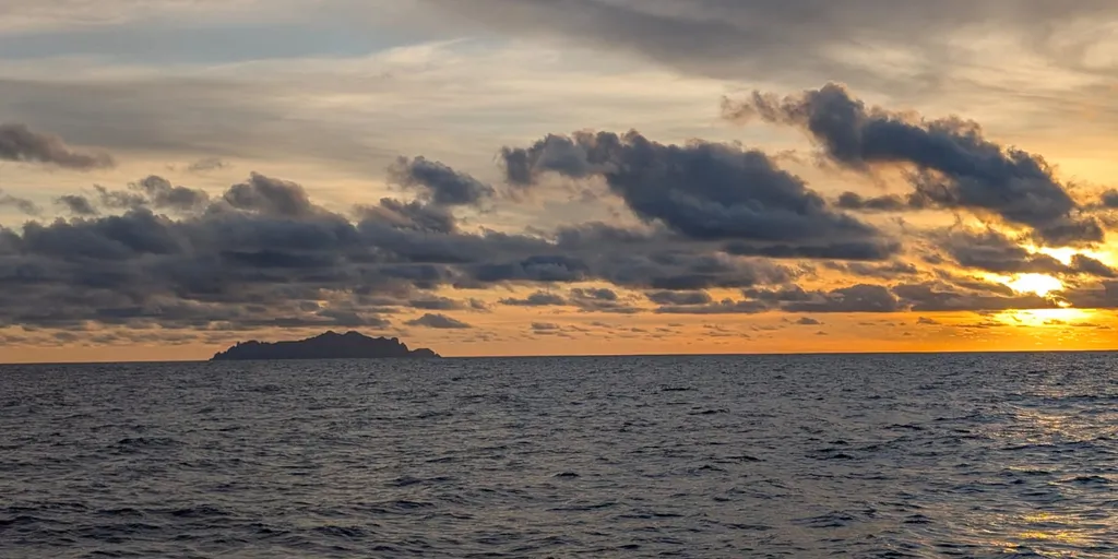 RACE, JANUARY 02, 2025 : Photo sent from the boat PAPREC ARKÉA during the Vendee Globe sailing race on January 02, 2025. (Photo by skipper Yoann Richomme)