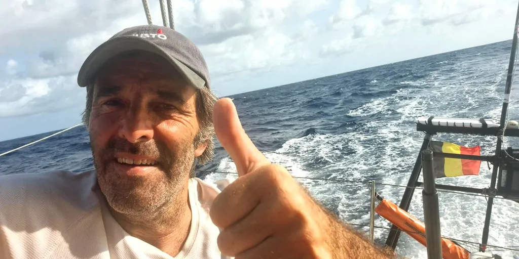RACE, FEBRUARY 09, 2025 : Photo sent from the boat D’Ieteren Group during the Vendee Globe sailing race on February 09, 2025. (Photo by skipper Denis Van Weynbergh)
