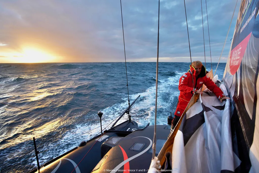 IMOCA V and B - Monbana - Mayenne - Maxime Sorel ©Maxime Falcone