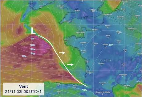 Météo Les Sables D'Olonne - 21 novembre 2024