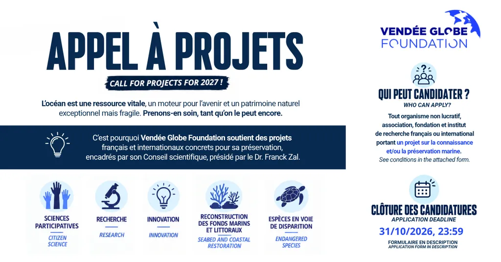 Appel à projets Vendée Globe Foundation