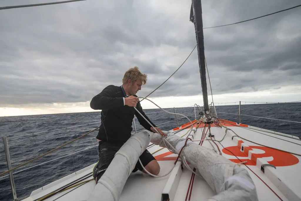 UNKNOWN - AUGUST 30, 2024 : Tut Gut. Sailing skipper Oliver Heer (SUI) is pictured on August 30, 2024, in Unknown, France - Photo by Team Tut Gut.
