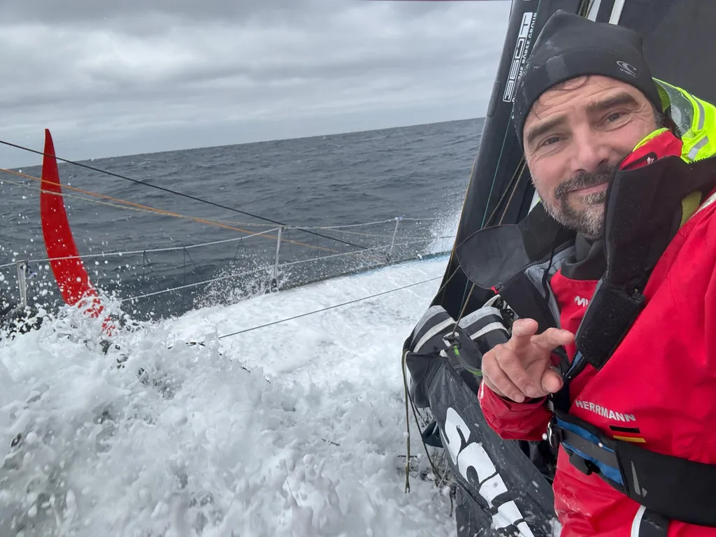 RACE, DECEMBER 20, 2024 : Photo sent from the boat Malizia - Seaexplorer during the Vendee Globe sailing race on December 20, 2024. (Photo by skipper Boris Herrmann)