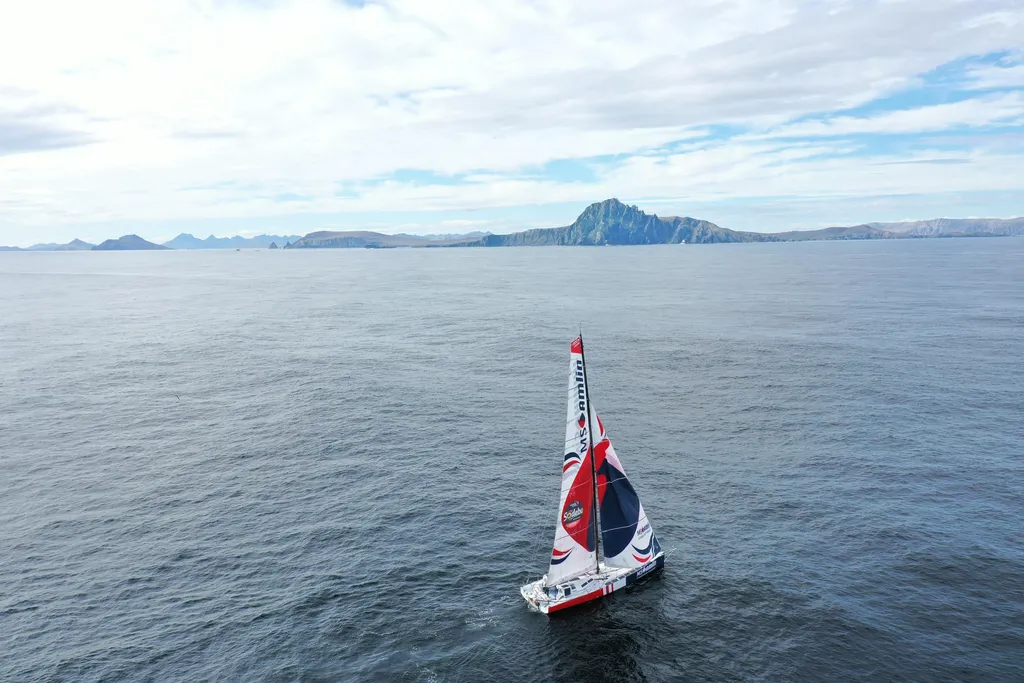 COURSE, 07 JANVIER 2025 : Photo envoyée depuis le bateau MS Amlin lors de la course à la voile du Vendée Globe le 07 janvier 2025. (Photo du skipper Conrad Colman) Cap Horn