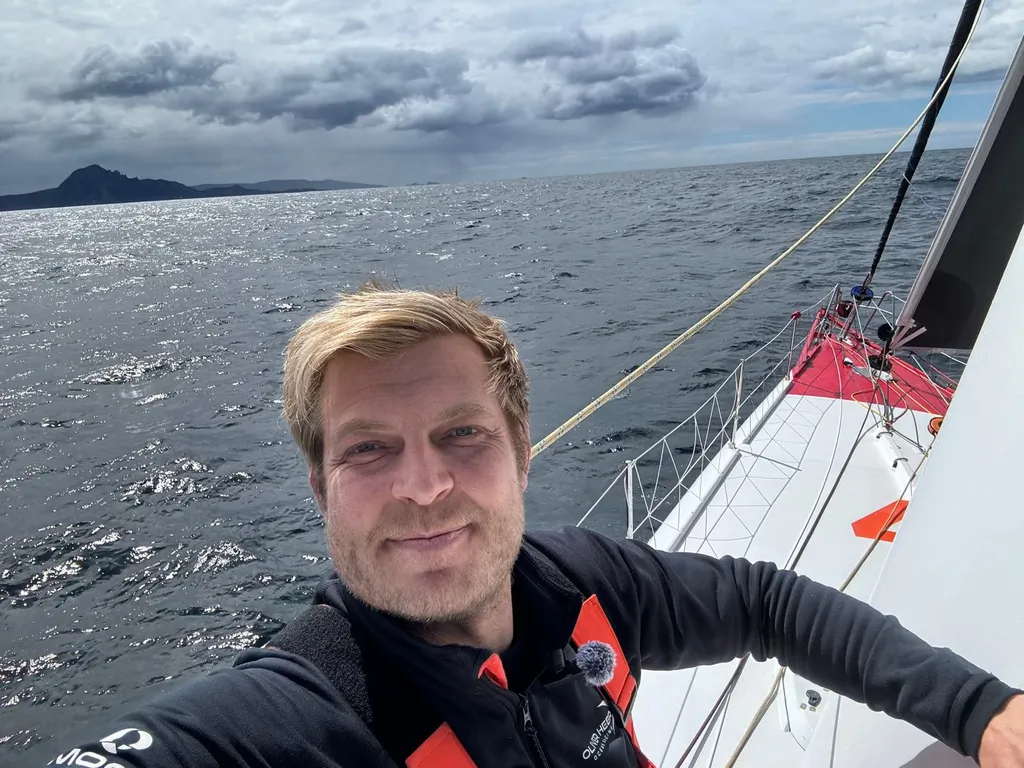 RACE, JANUARY 14, 2025 : Photo sent from the boat Tut Gut. Sailing rounding Cape Horn during the Vendee Globe sailing race on January 14, 2025. (Photo by skipper Oliver Heer)