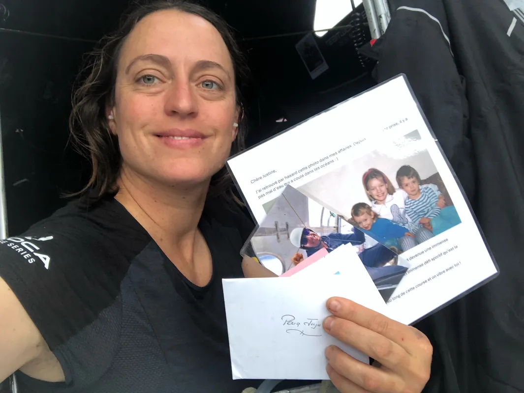 LE 13 NOVEMBRE 2024 : Photo envoyée depuis le bateau TeamWork - Team Snef lors de la course à la voile du Vendée Globe, le 13 novembre 2024. (Photo du skipper Justine Mettraux)