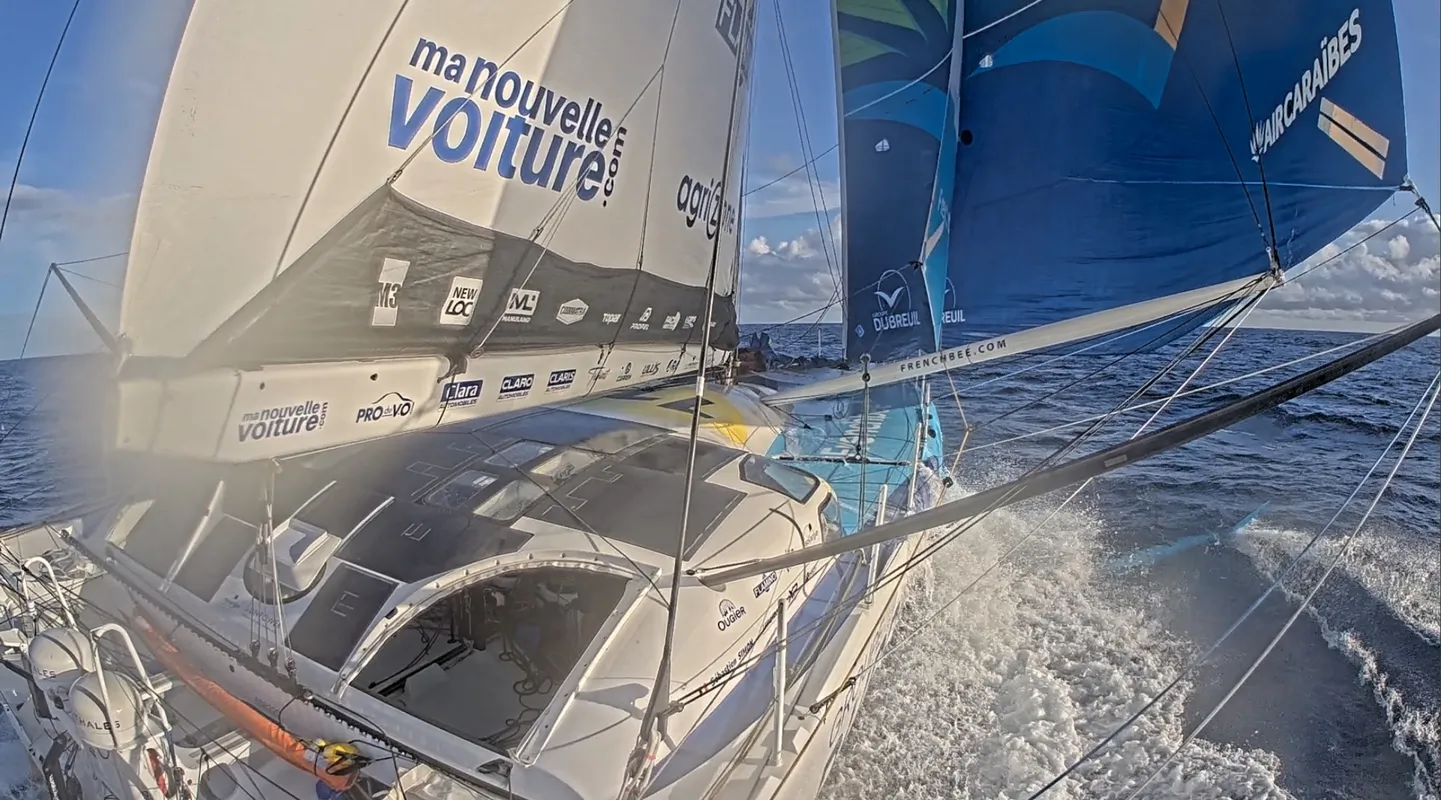 LE 17 NOVEMBRE 2024 : Photo envoyée depuis le bateau Groupe Dubreuil lors de la course à la voile du Vendée Globe le 17 novembre 2024. (Photo du skipper Sébastien Simon)