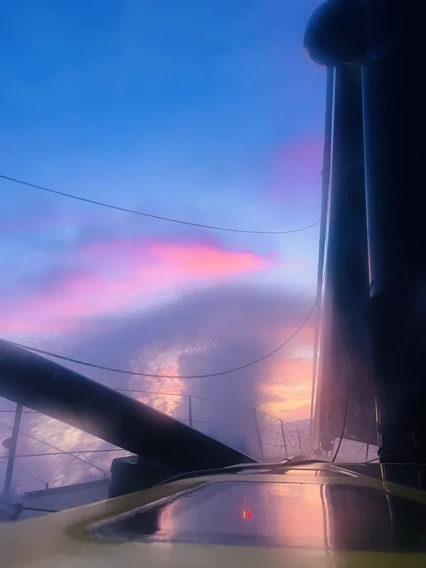 RACE, NOVEMBER 30, 2024 : Photo sent from the boat Hublot during the Vendee Globe sailing race on November 30, 2024. (Photo by skipper Alan Roura)