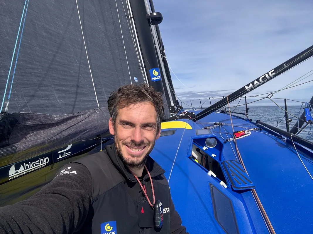 COURSE, 03 DÉCEMBRE 2024 : Photo envoyée depuis le bateau MACIF Santé Prévoyance lors de la course à la voile du Vendée Globe le 03 décembre 2024. (Photo du skipper Charlie Dalin)