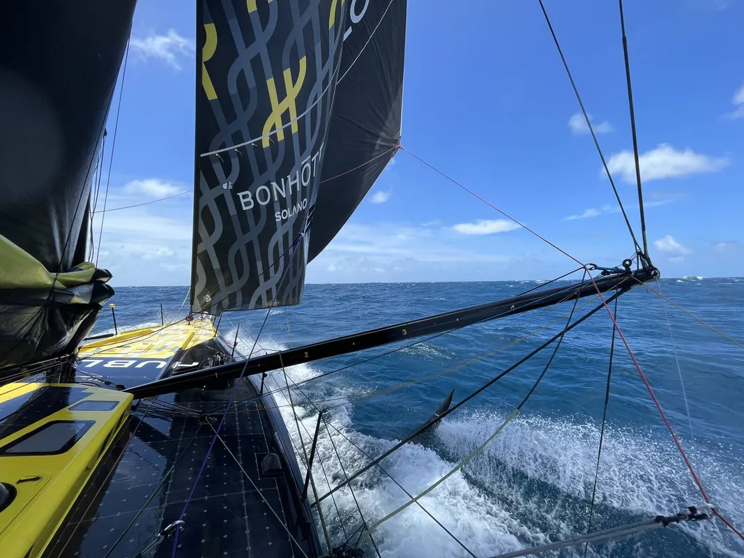 RACE, DECEMBER 04, 2024 : Photo sent from the boat Hublot during the Vendee Globe sailing race on December 04, 2024. (Photo by skipper Alan Roura)