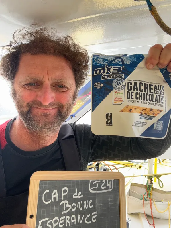 RACE, DECEMBER 05, 2024 : Photo sent from the boat La Mie Caline during the Vendee Globe sailing race on December 05, 2024. (Photo by skipper Arnaud Boissières)
Cape of Good Hope
