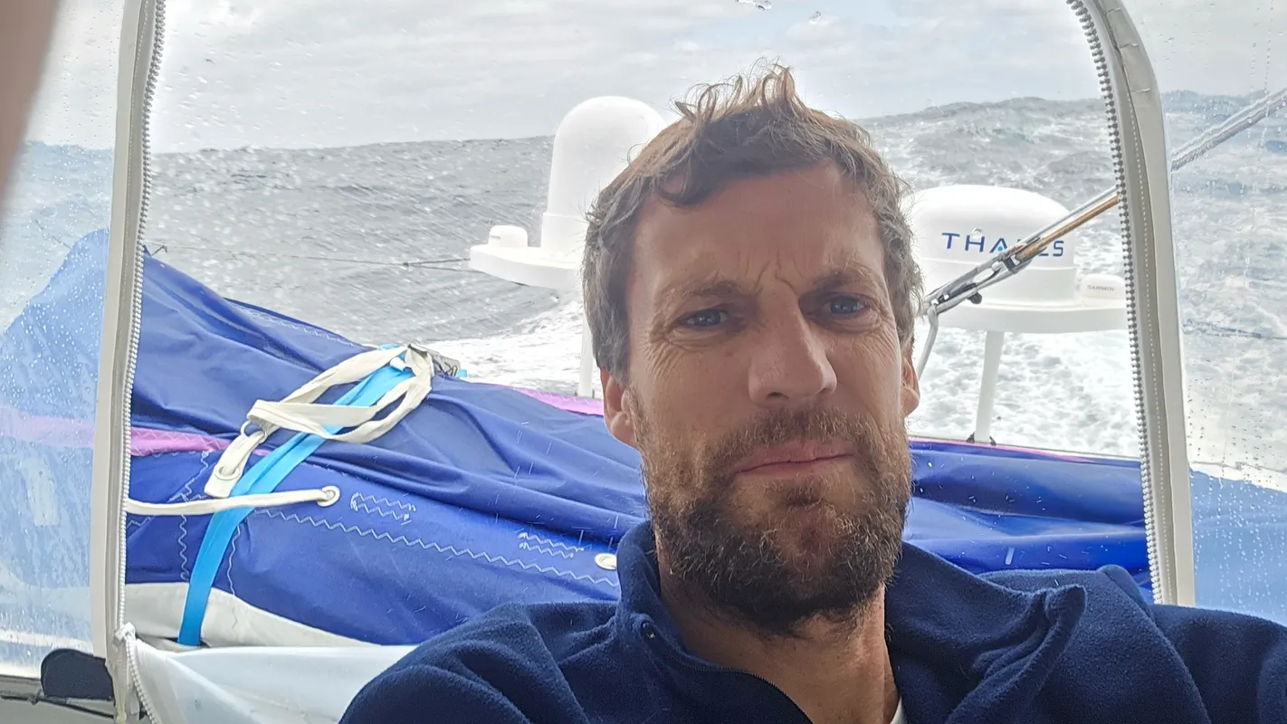 RACE, DECEMBER 05, 2024 : Photo sent from the boat Biotherm during the Vendee Globe sailing race on December 05, 2024. (Photo by skipper Paul Meilhat)