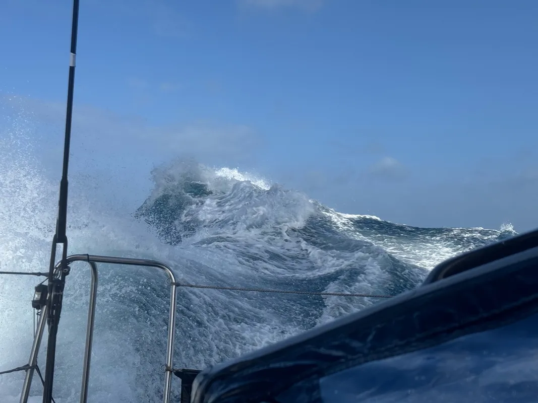 RACE, DECEMBER 06, 2024 : Photo sent from the boat DMG MORI Global One during the Vendee Globe sailing race on December 06, 2024. (Photo by skipper Kojiro Shiraishi)