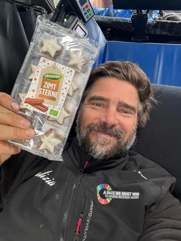 RACE, DECEMBER 06, 2024 : Photo sent from the boat Malizia - Seaexplorer during the Vendee Globe sailing race on December 06, 2024. (Photo by skipper Boris Herrmann)