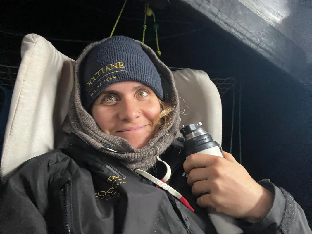RACE, DECEMBER 06, 2024 : Photo sent from the boat L’Occitane en Provence during the Vendee Globe sailing race on December 06, 2024. (Photo by skipper Clarisse Crémer)