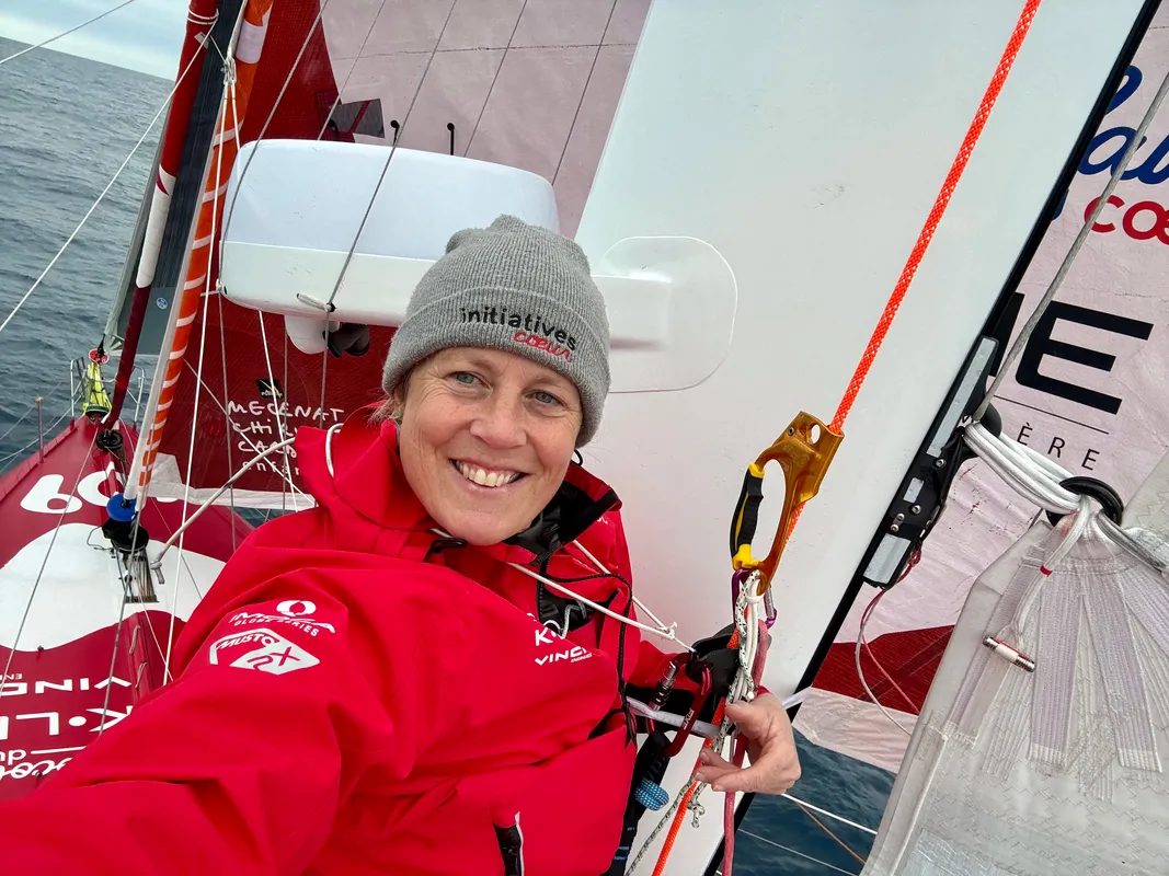 COURSE, 12 DÉCEMBRE 2024 : Photo envoyée depuis le bateau Initiatives-Coeur lors de la course à la voile du Vendée Globe le 12 décembre 2024. (Photo du skipper Sam Davies)