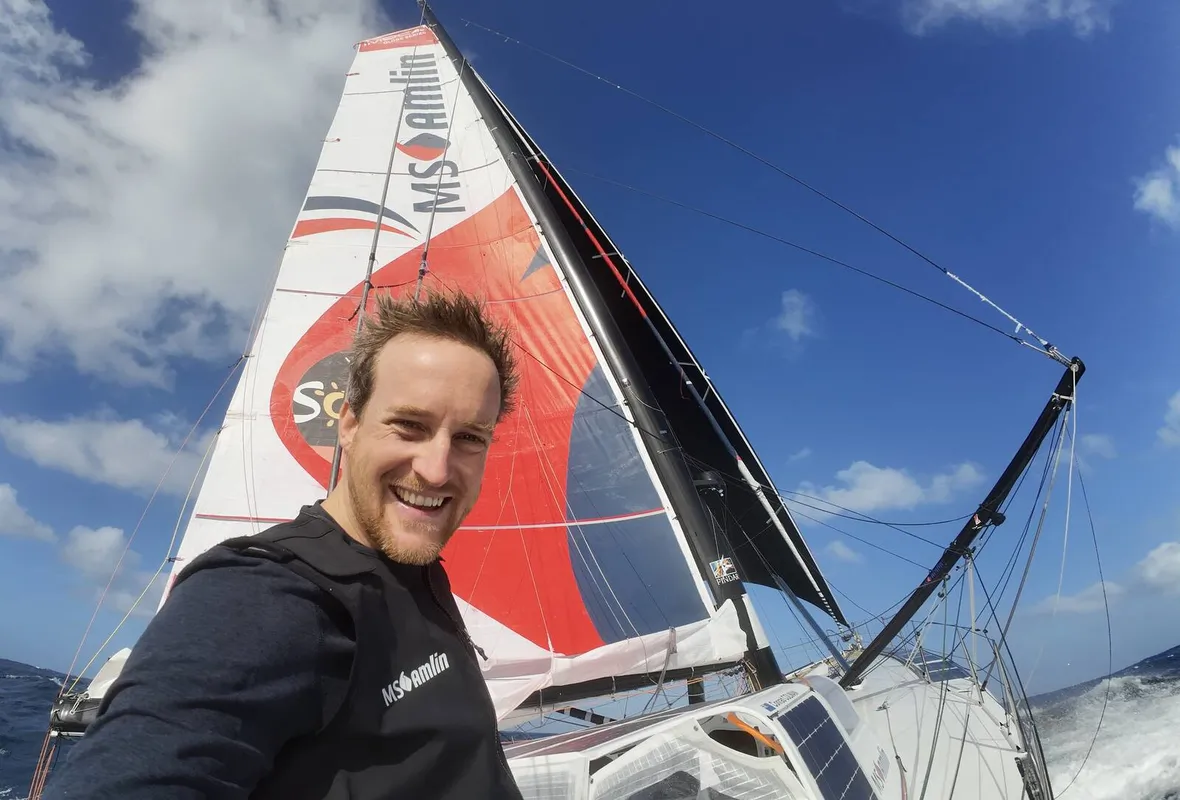 RACE, DECEMBER 13, 2024 : Photo sent from the boat MS Amlin during the Vendee Globe sailing race on December 13, 2024. (Photo by skipper Conrad Colman)
