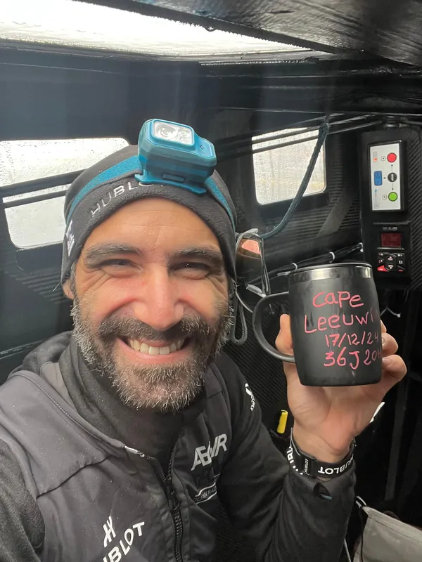 RACE, DECEMBER 17, 2024 : Photo sent from the boat Hublot during the Vendee Globe sailing race on December 17, 2024. (Photo by skipper Alan Roura)
Cape Leeuwin