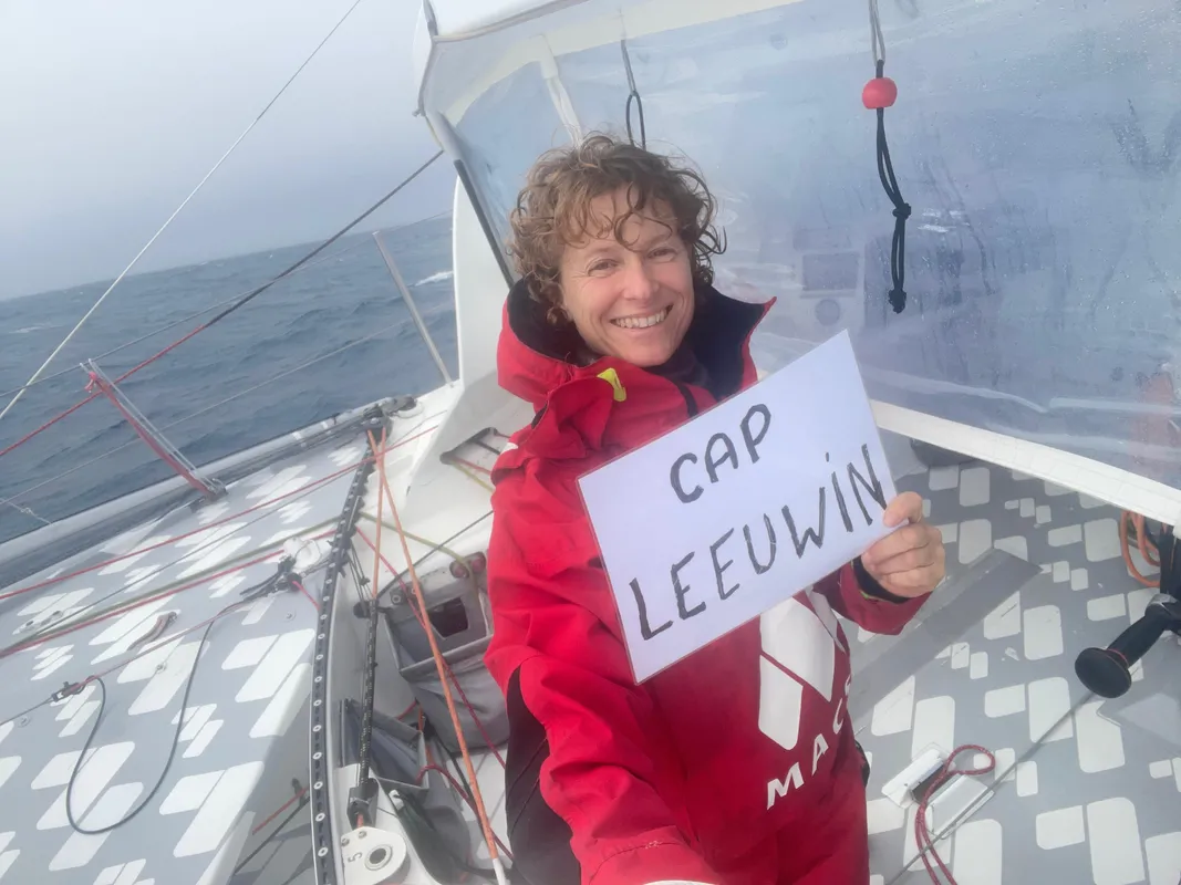 RACE, DECEMBER 17, 2024 : Photo sent from the boat MACSF during the Vendee Globe sailing race on December 17, 2024. (Photo by skipper Isabelle Joschke)Cape Leeuwin