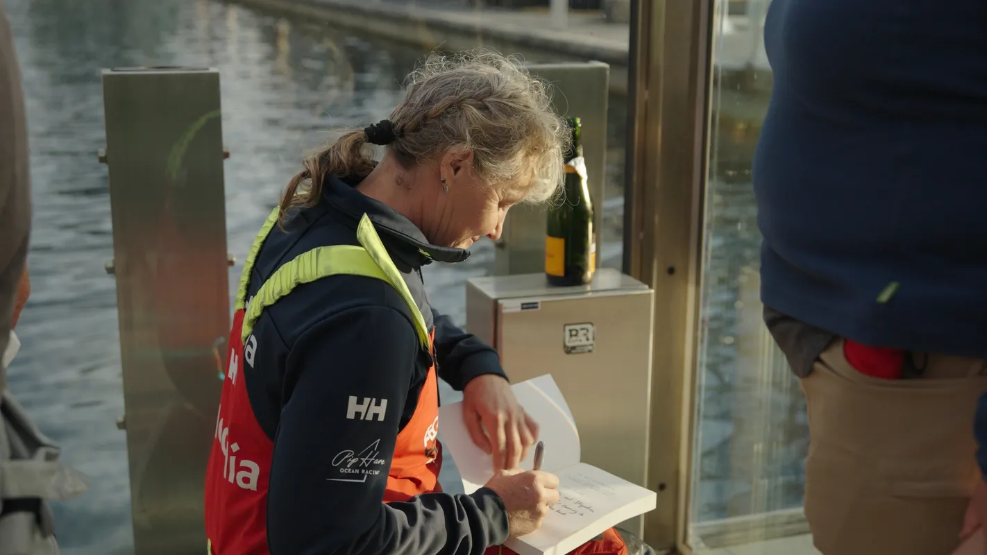 AUSTRALIA, DECEMBER 28, 2024 : Photo sent from the team of Medallia boat arriving in Melbourne (Australia) under jury rig after retiring from the Vendee Globe sailing race on December 28, 2024. (Photo by Team Medallia)
