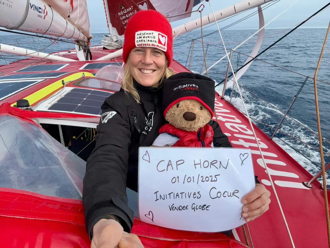 RACE, JANUARY 02, 2025 : Photo sent from the boat Initiatives-Coeur during the Vendee Globe sailing race on January 02, 2025. (Photo by skipper Sam Davies)
Cape Horn