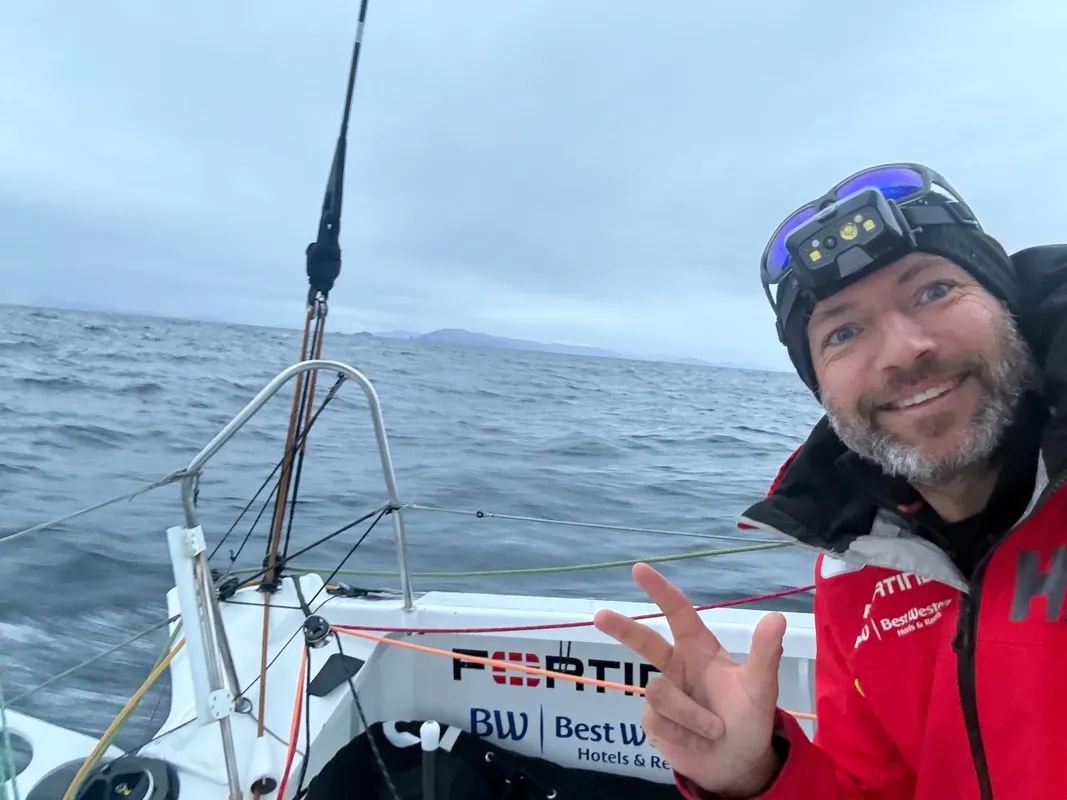 RACE, JANUARY 03, 2025 : Photo sent from the boat Fortinet - Best Western during the Vendee Globe sailing race on January 03, 2025. (Photo by skipper Romain Attanasio)
Cape Horn
