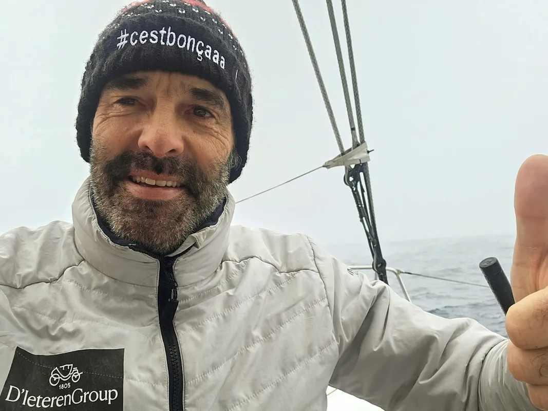RACE, JANUARY 05, 2025 : Photo sent from the boat D’Ieteren Group during the Vendee Globe sailing race on January 05, 2025. (Photo by skipper Denis Van Weynbergh)