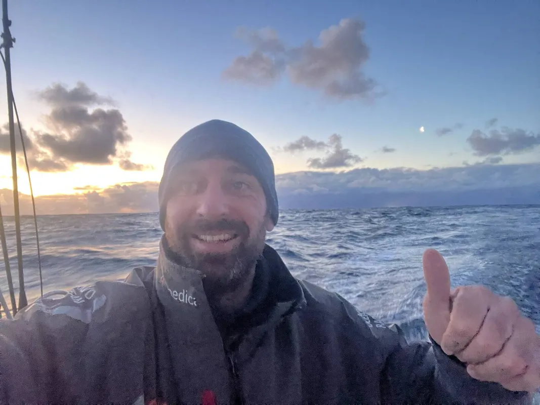 RACE, JANUARY 05, 2024 : Photo sent from the boat FOUSSIER during the Vendee Globe sailing race on January 05, 2024. (Photo by skipper Sébastien Marsset)