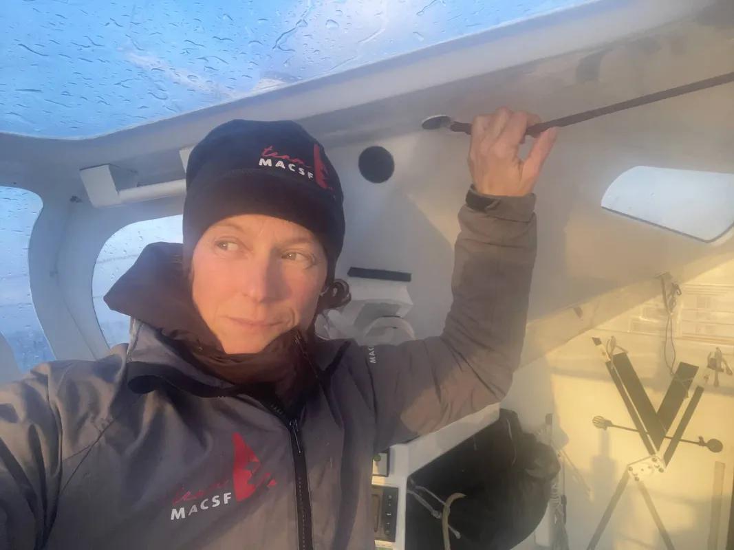 RACE, DECEMBER 06, 2024 : Photo sent from the boat MACSF during the Vendee Globe sailing race on December 06, 2024. (Photo by skipper Isabelle Joschke)