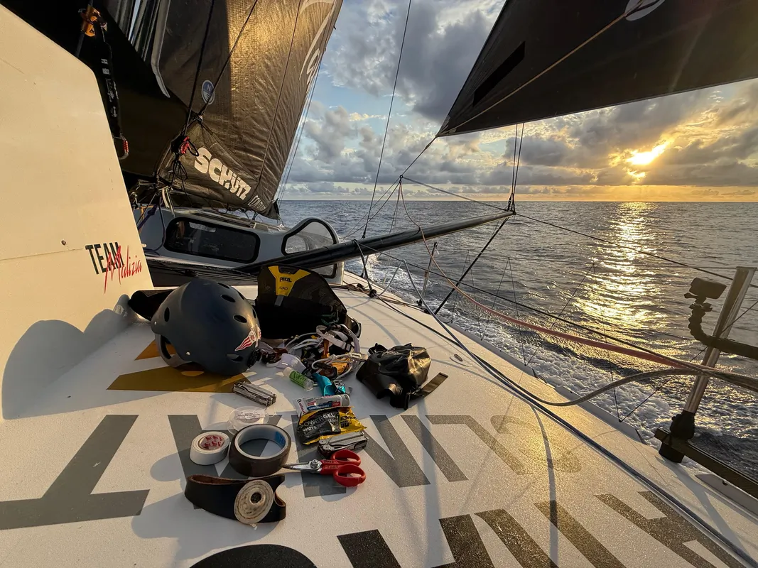 RACE, JANUARY 06, 2025 : Photo sent from the boat Malizia - Seaexplorer during the Vendee Globe sailing race on January 06, 2025. (Photo by skipper Boris Herrmann)