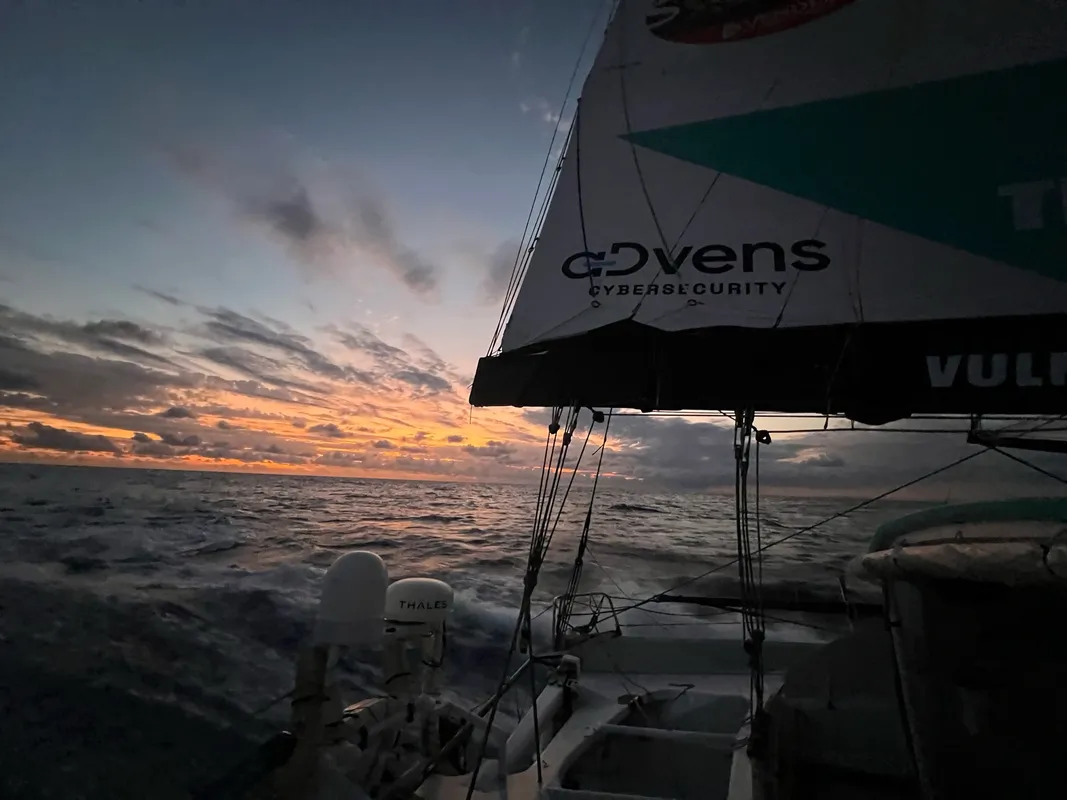RACE, JANUARY 06, 2025 : Photo sent from the boat VULNERABLE SG during the Vendee Globe sailing race on January 06, 2025. (Photo by skipper Sam Goodchild)