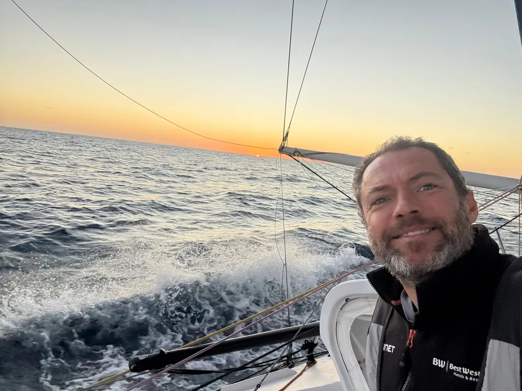 RACE, JANUARY 07, 2025 : Photo sent from the boat Fortinet - Best Western during the Vendee Globe sailing race on January 07, 2025. (Photo by skipper Romain Attanasio)