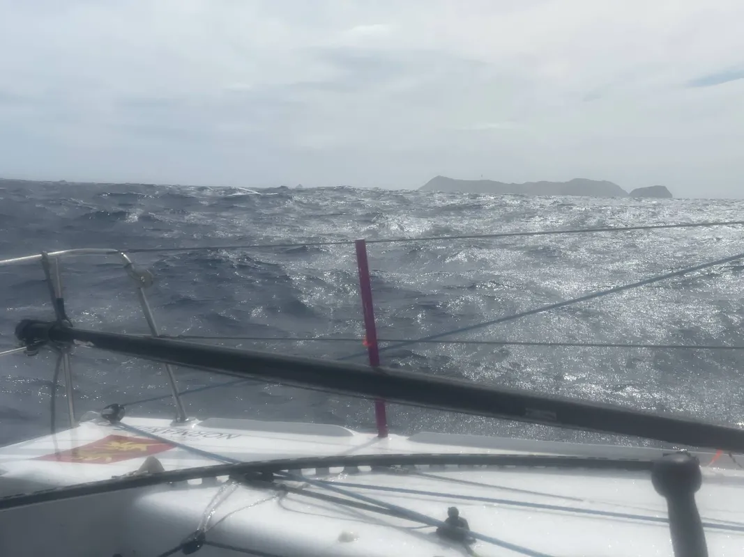 COURSE, 07 JANVIER 2025 : Photo envoyée depuis le bateau Fives Group - Lantana Environnement lors de la course à la voile du Vendée Globe le 7 janvier 2025. (Photo du skipper Louis Duc) Cap Horn