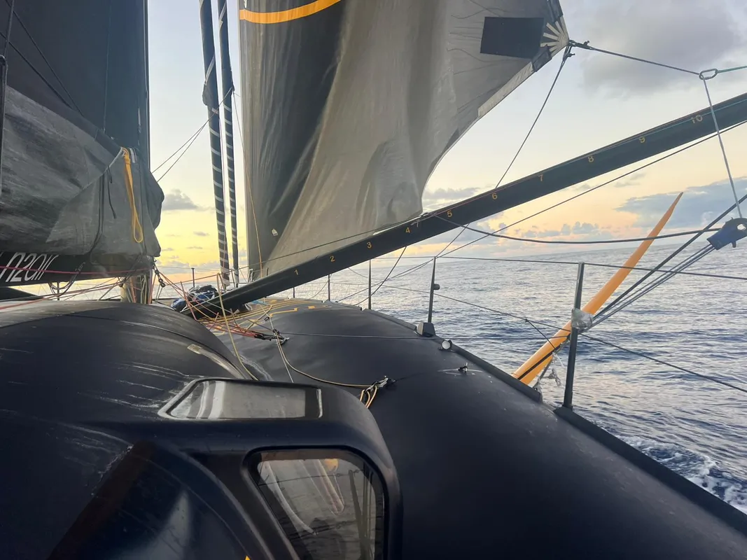 RACE, JANUARY 08, 2025 : Photo sent from the boat L’Occitane en Provence during the Vendee Globe sailing race on January 08, 2025. (Photo by skipper Clarisse Crémer)
