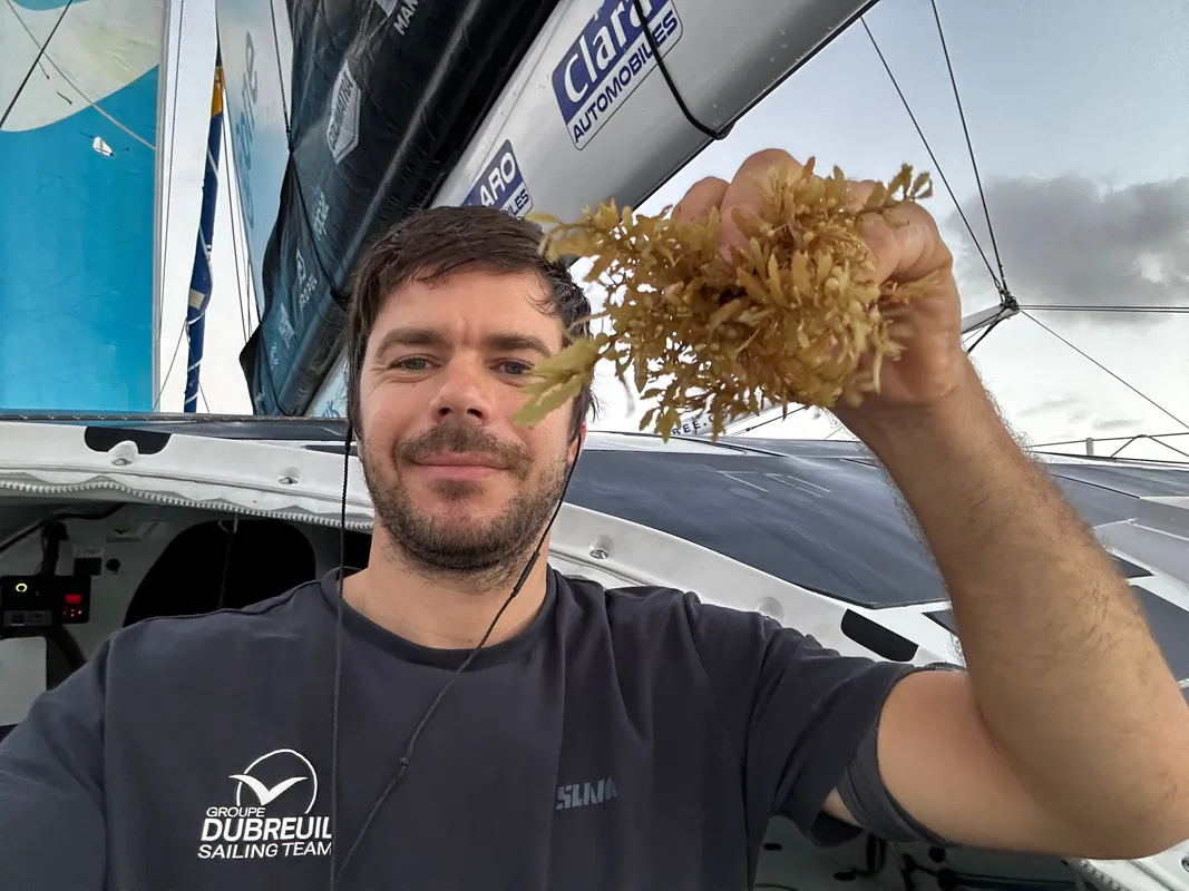 RACE, JANUARY 09, 2024 : Photo sent from the boat Groupe Dubreuil during the Vendee Globe sailing race on January 09, 2024. (Photo by skipper Sébastien Simon)