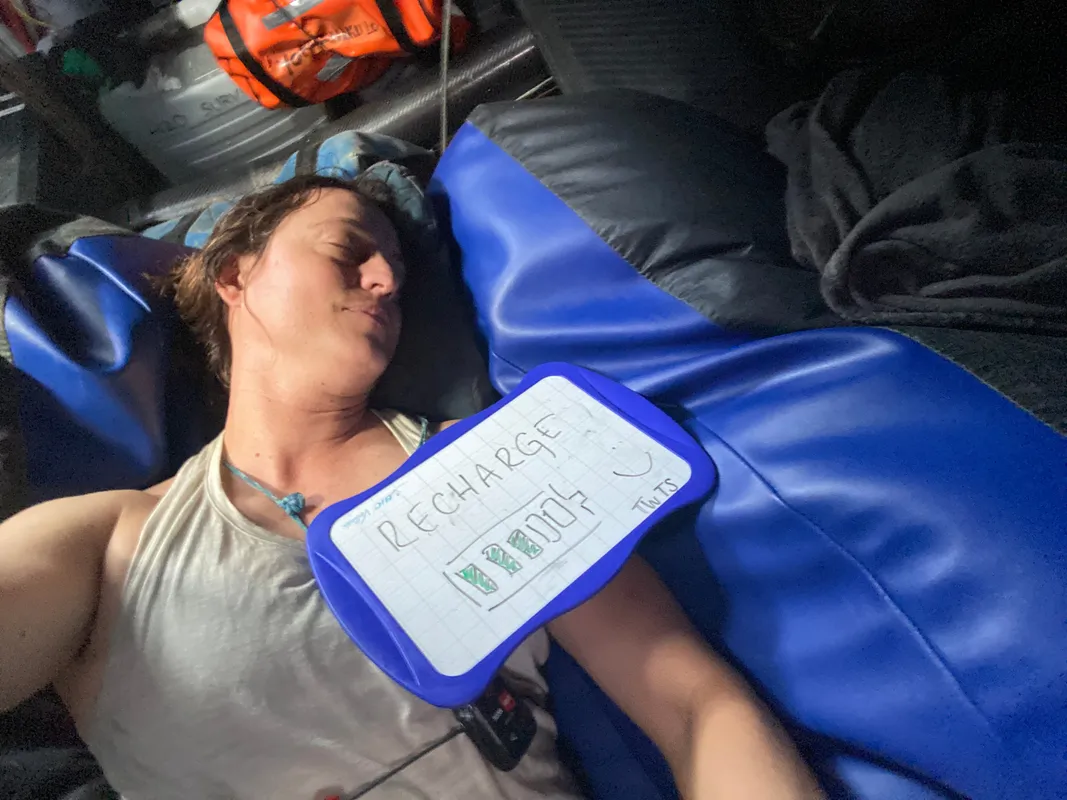 RACE, JANUARY 09, 2025 : Photo sent from the boat TeamWork - Team Snef during the Vendee Globe sailing race on January 09, 2025 - (Photo by skipper Justine Mettraux)
Sleep