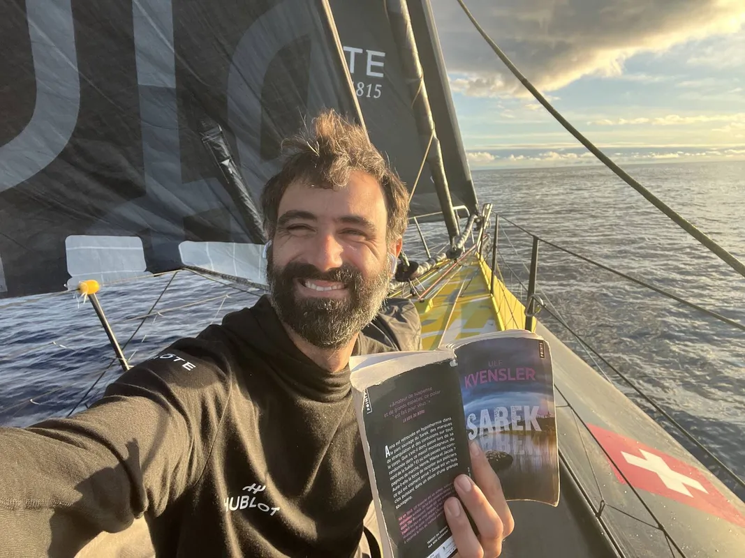 COURSE, 11 JANVIER 2025 : Photo envoyée depuis le bateau Hublot lors de la course à la voile du Vendée Globe le 11 janvier 2025. (Photo du skipper Alan Roura)