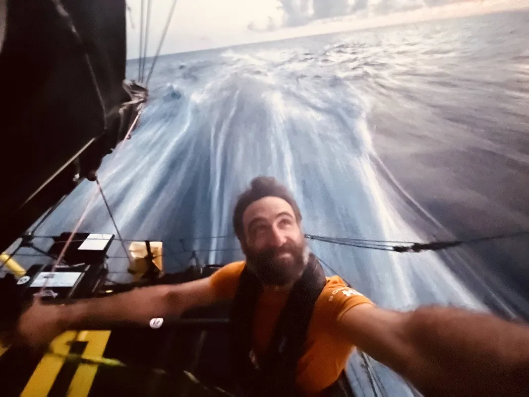 COURSE, 22 JANVIER 2025 : Photo envoyée depuis le bateau Hublot lors de la course à la voile du Vendée Globe le 22 janvier 2025. (Photo du skipper Alan Roura)