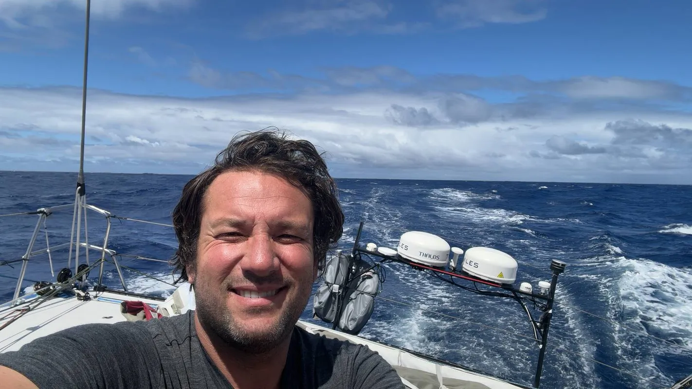 COURSE, 23 JANVIER 2024 : Photo envoyée depuis le bateau HUMAN Immobilier lors de la course à la voile du Vendée Globe le 23 janvier 2024. (Photo du skipper Antoine Cornic)