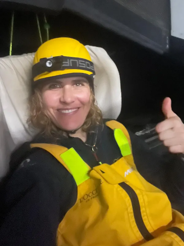 COURSE, 26 JANVIER 2025 : Photo envoyée depuis le bateau L'Occitane en Provence lors de la course à la voile du Vendée Globe le 26 janvier 2025. (Photo de la skipper Clarisse Crémer)