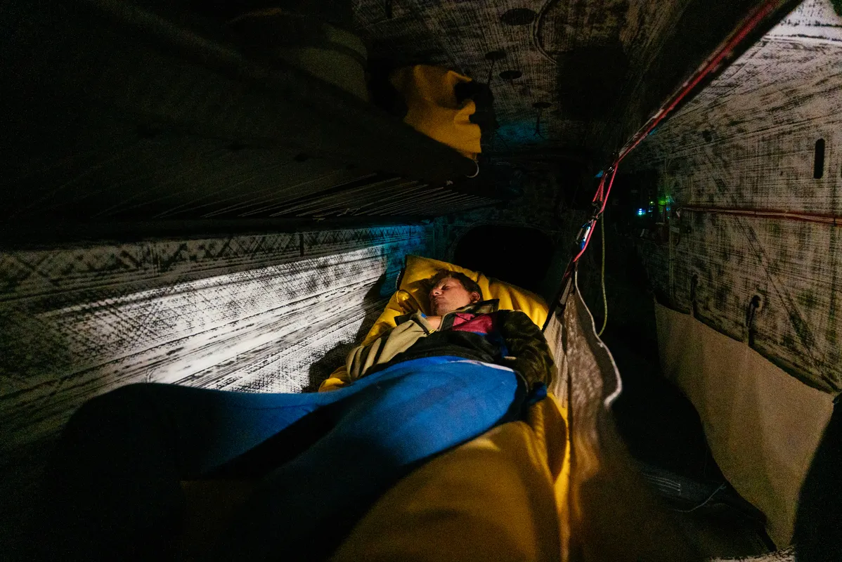LORIENT, FRANCE - SEPTEMBER 12, 2024 : Monnoyeur - Duo for a Job skipper Benjamin Ferré (FRA) is pictured on September 12, 2024 off Lorient, France - Photo by Lou-Kevin Roquais