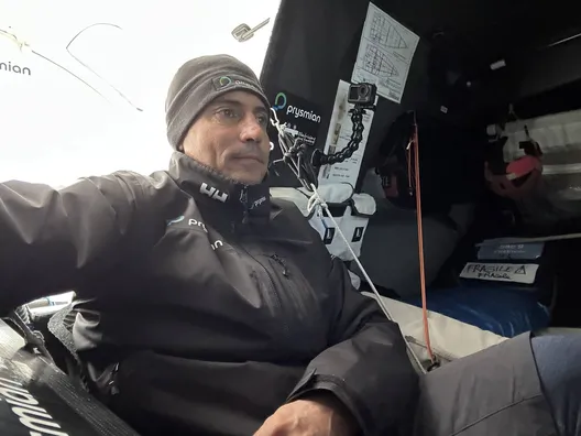 11 NOVEMBRE 2024 : Photo envoyée depuis le bateau Prysmian lors de la course à la voile du Vendée Globe le 11 novembre 2024. (Photo du skipper Giancarlo Pedote)