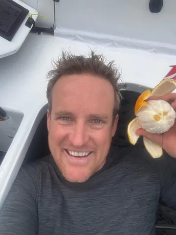 LE 13 NOVEMBRE 2024 : Photo envoyée depuis le bateau MS Amlin lors de la course à la voile du Vendée Globe le 13 novembre 2024. (Photo du skipper Conrad Colman)