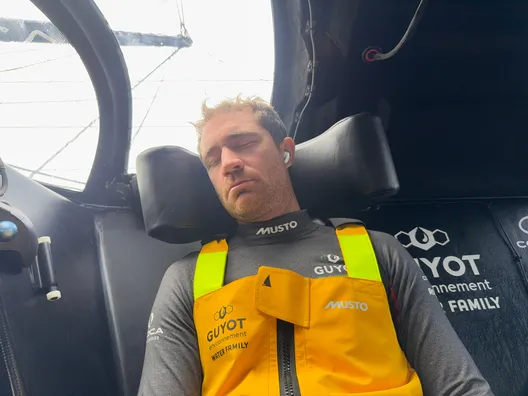 LE 13 NOVEMBRE 2024 : Photo envoyée depuis le bateau GUYOT Environnement - Water Family lors de la course à la voile du Vendée Globe le 13 novembre 2024. (Photo du skipper Benjamin Dutreux)