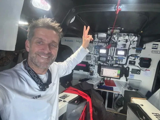 14 NOVEMBRE 2024 : Photo envoyée depuis le bateau STAND AS ONE lors de la course à la voile du Vendée Globe le 14 novembre 2024. (Photo du skipper Eric Bellion)