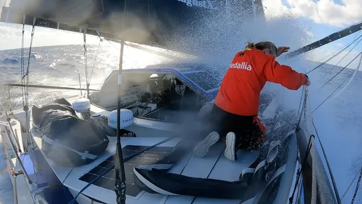 14 NOVEMBRE 2024 : Photo envoyée depuis le bateau Medallia lors de la course à la voile du Vendée Globe le 14 novembre 2024. (Photo du skipper Pip Hare)