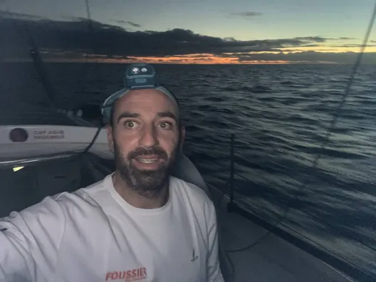 RACE, NOVEMBER 16, 2024 : Photo sent from the boat FOUSSIER during the Vendee Globe sailing race on November 16, 2024. (Photo by skipper Sébastien Marsset)